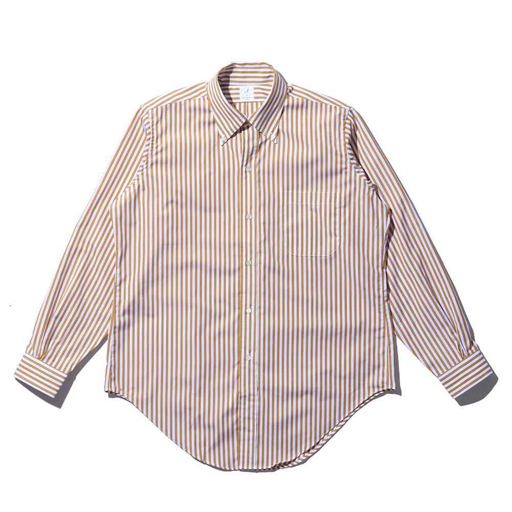 Anatomica BD Shirt Bengal Stripe Sand-Shirt-Clutch Cafe