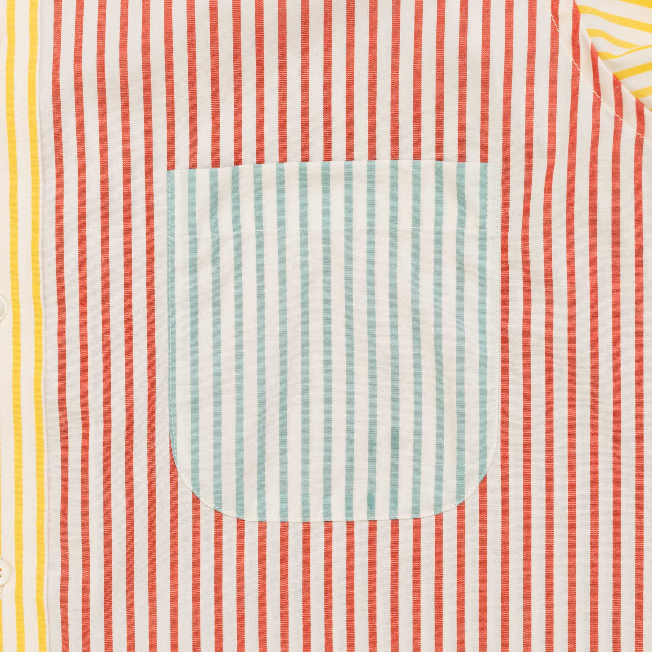Anatomica BD Shirt S/S Candy Stripe Multi-Shirt-Clutch Cafe