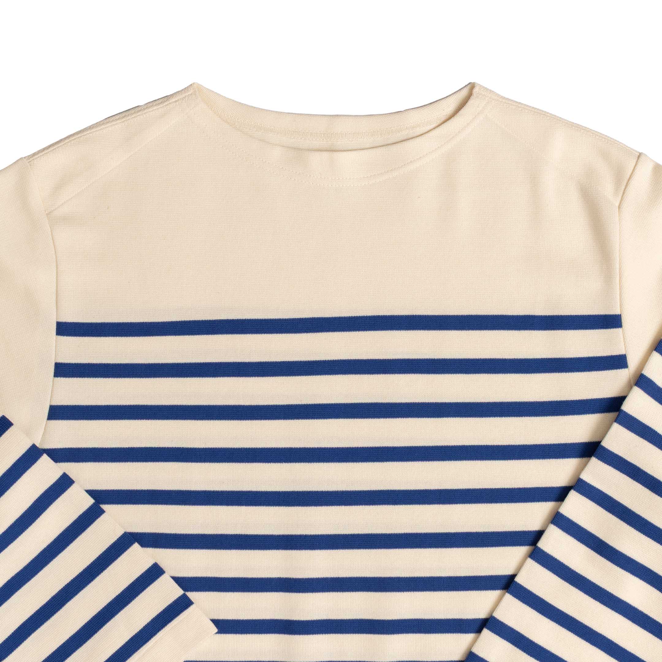 Anatomica Biarritz L/S Top Blue Border-Top-Clutch Cafe