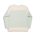 Anatomica Biarritz L/S Top Green Border-Top-Clutch Cafe