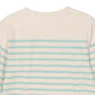 Anatomica Biarritz L/S Top Green Border-Top-Clutch Cafe