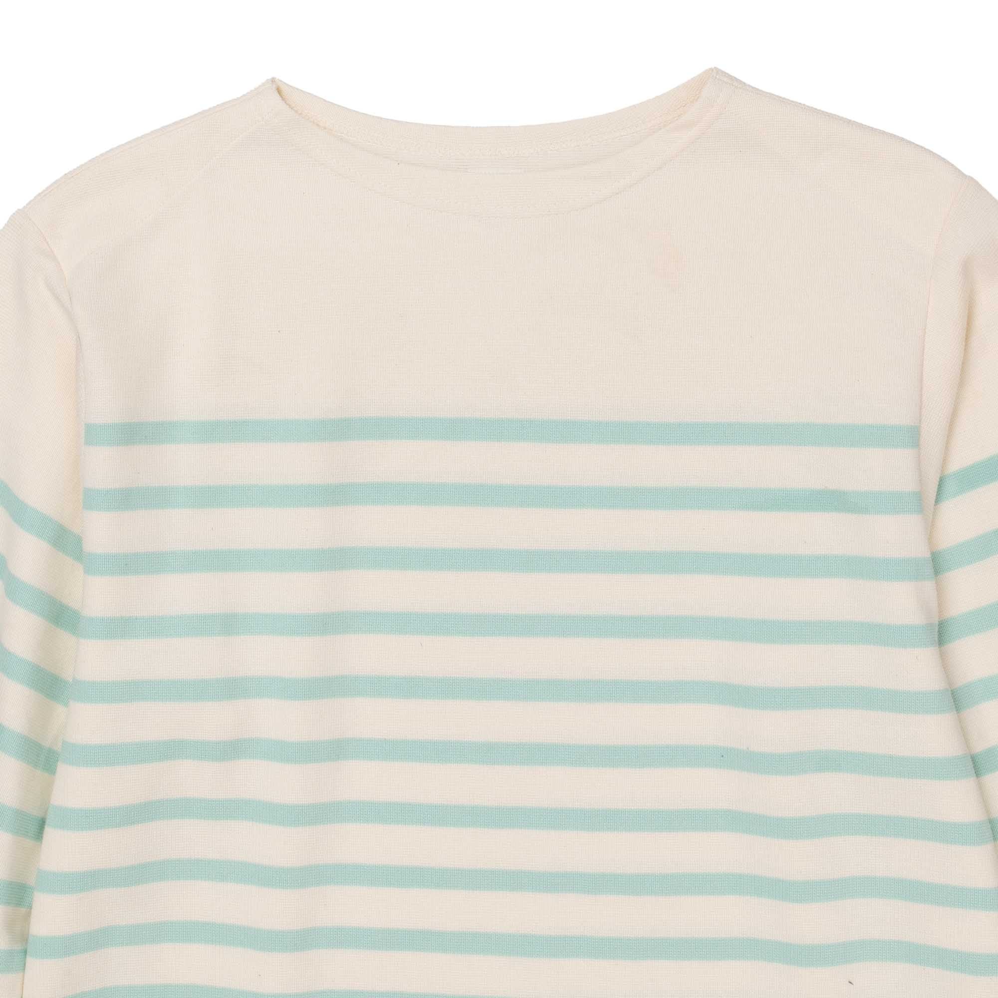 Anatomica Biarritz L/S Top Green Border-Top-Clutch Cafe