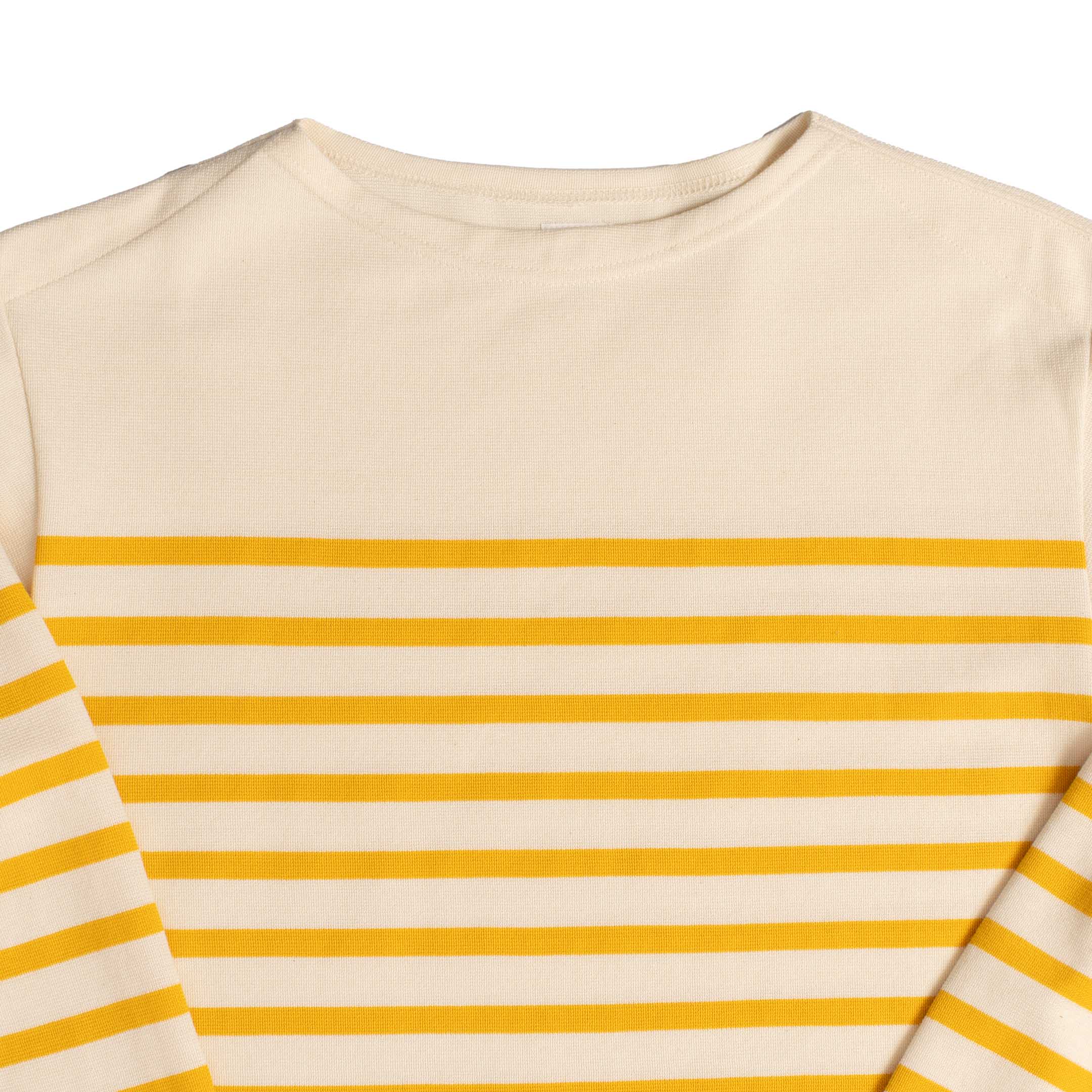 Anatomica Biarritz L/S Top Yellow Border-Top-Clutch Cafe