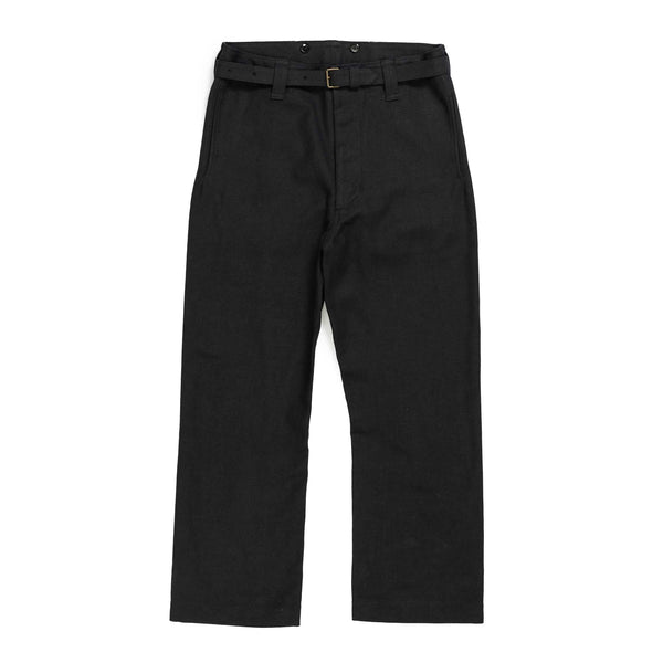 Anatomica Docker Pants Black-Trousers-Clutch Cafe
