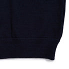 Anatomica ENG Knitted V Neck Sweater Navy-Jumper-Clutch Cafe