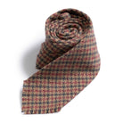 Anatomica Hand Fringe Tie Cotton Tweed Pink-Tie-Clutch Cafe