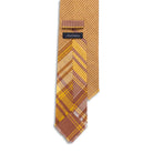 Anatomica Hand Fringed Madras Tie Mustard-Scarf-Clutch Cafe