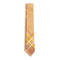 Anatomica Hand Fringed Madras Tie Mustard-Scarf-Clutch Cafe
