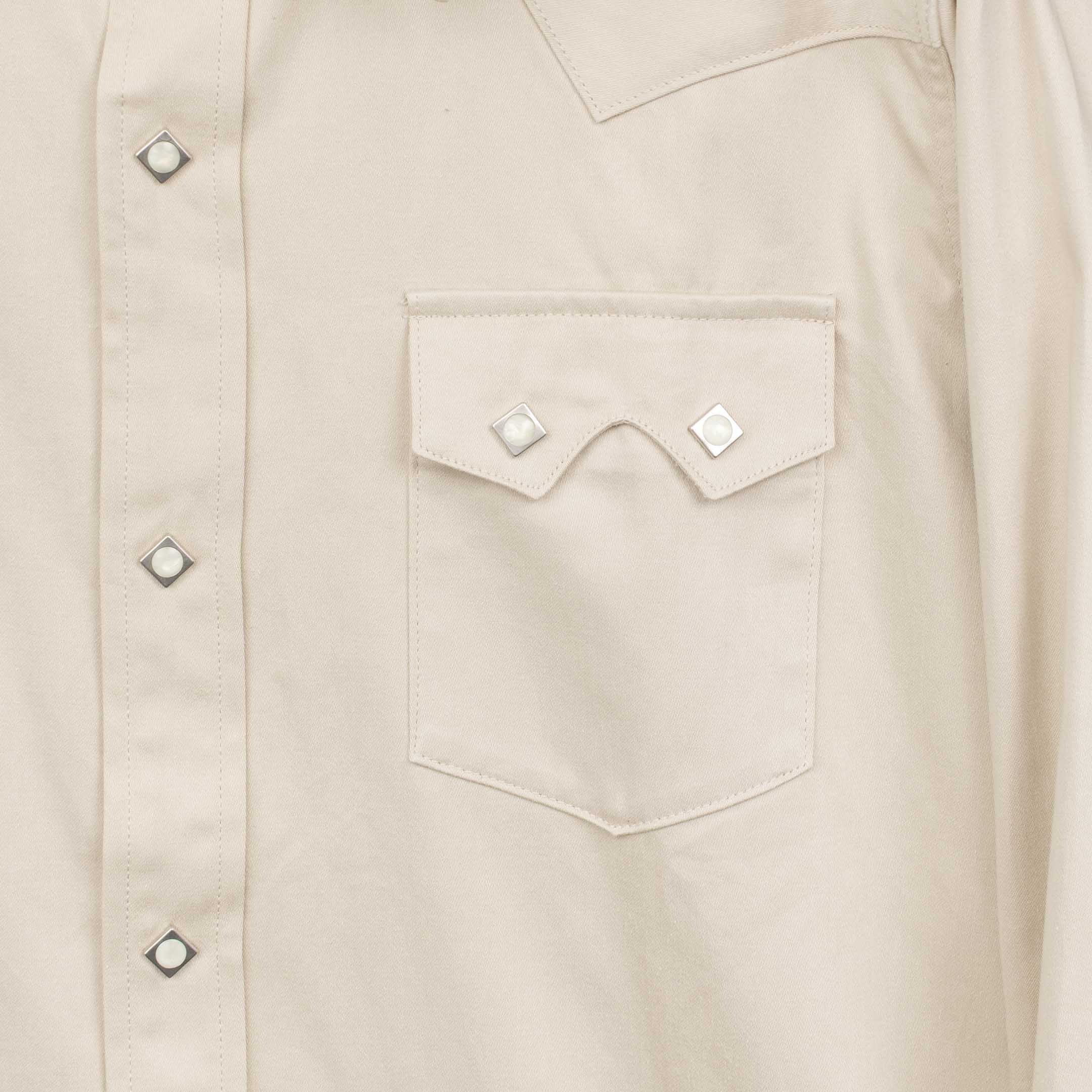 Anatomica Harrison Shirt Sateen Beige-Shirt-Clutch Cafe