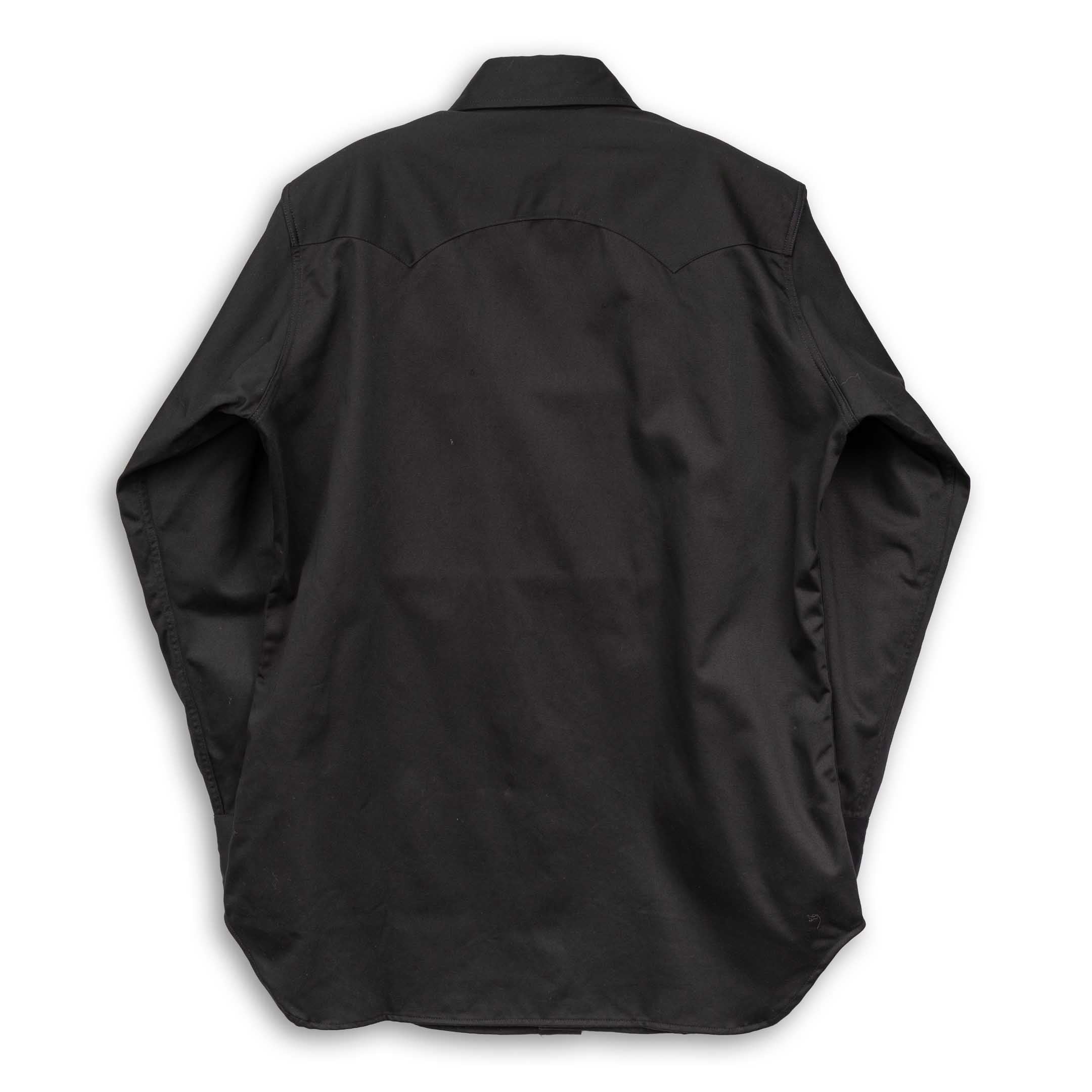 Anatomica Harrison Shirt Sateen Black-Shirt-Clutch Cafe
