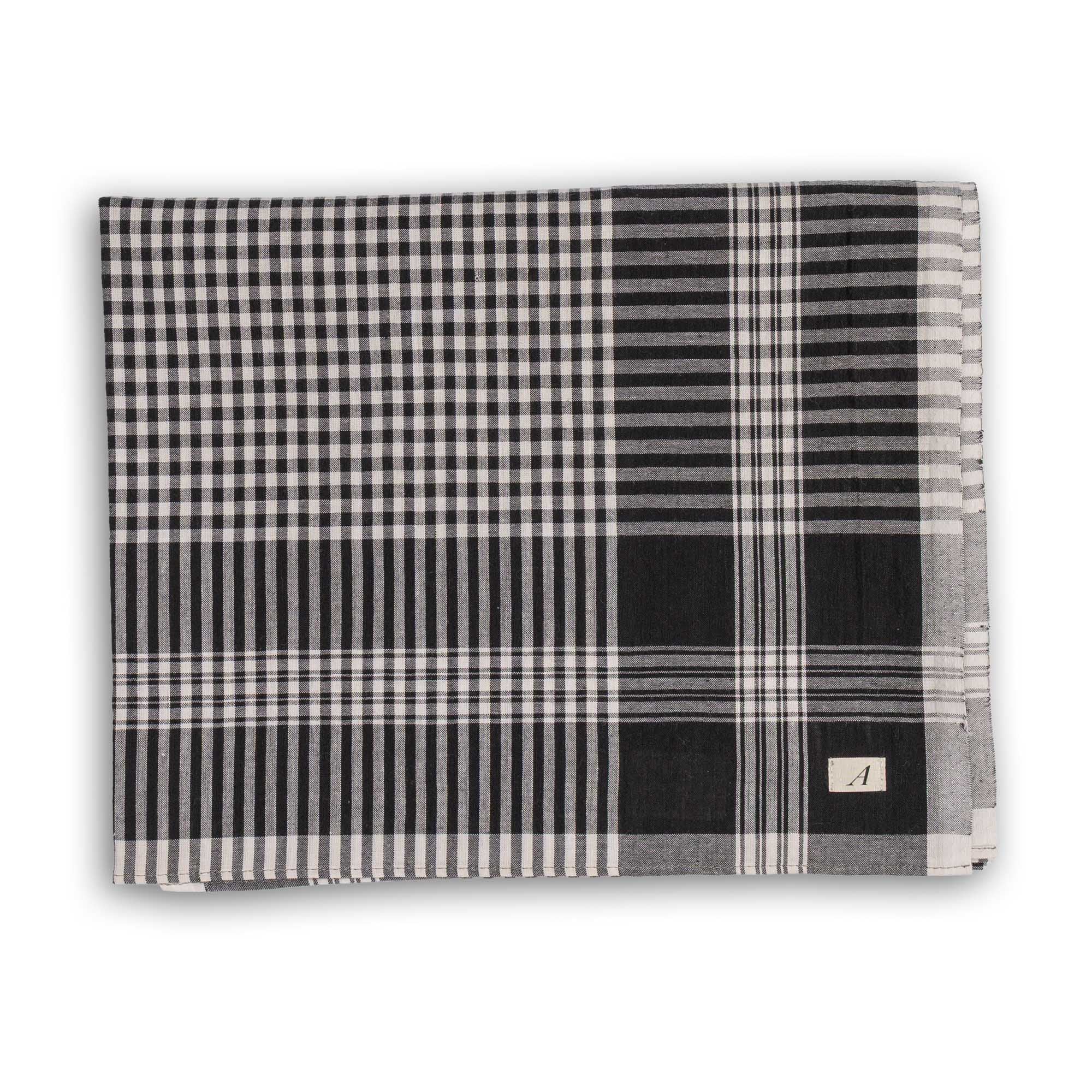 Anatomica Madras Scarf Black-Scarf-Clutch Cafe