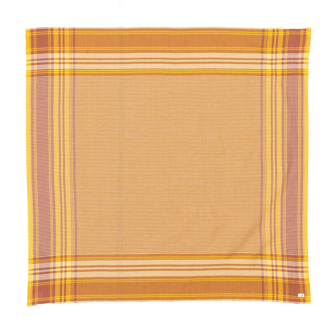 Anatomica Madras Scarf Mustard-Scarf-Clutch Cafe