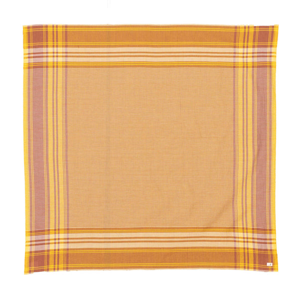 Anatomica Madras Scarf Mustard-Scarf-Clutch Cafe