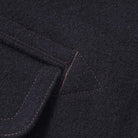 Anatomica Pea Coat Long Navy-Coat-Clutch Cafe