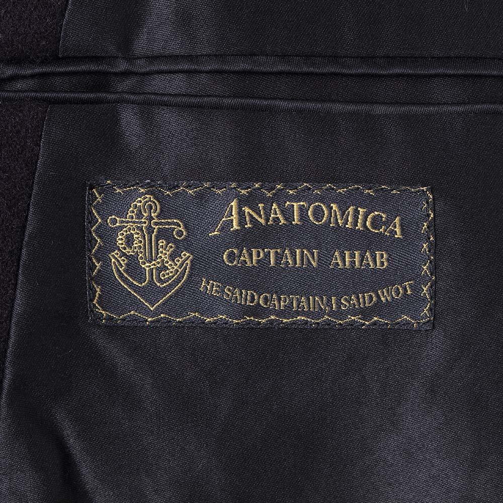 Anatomica Pea Coat Long Navy-Coat-Clutch Cafe