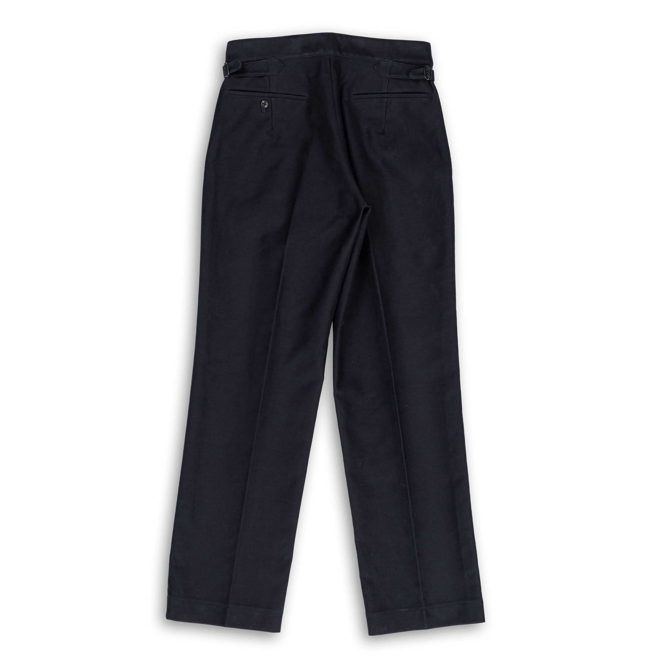 Anatomica Royal Marine Pants II Moleskin Navy-Trousers-Clutch Cafe