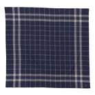 Anatomica Satin Scarf Stripe Dot Navy-Scarf-Clutch Cafe
