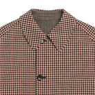 Anatomica Single Raglan 35 Reversible Coat Beige Check-Coat-Clutch Cafe
