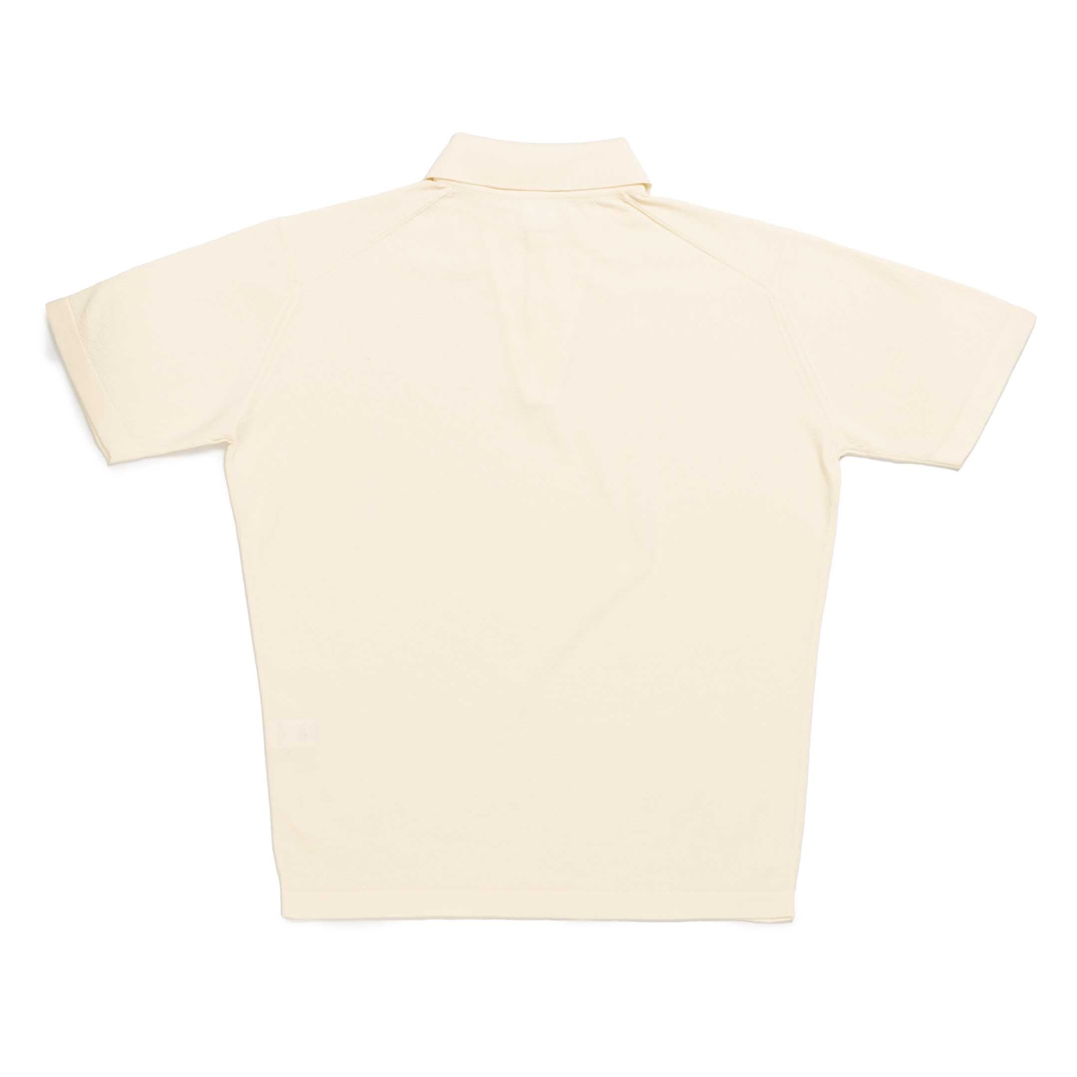 Anatomica Statham Knit Polo Natural-Polo Shirt-Clutch Cafe