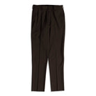 Anatomica Trim Stem Pants Summer Wool Brown-Trousers-Clutch Cafe