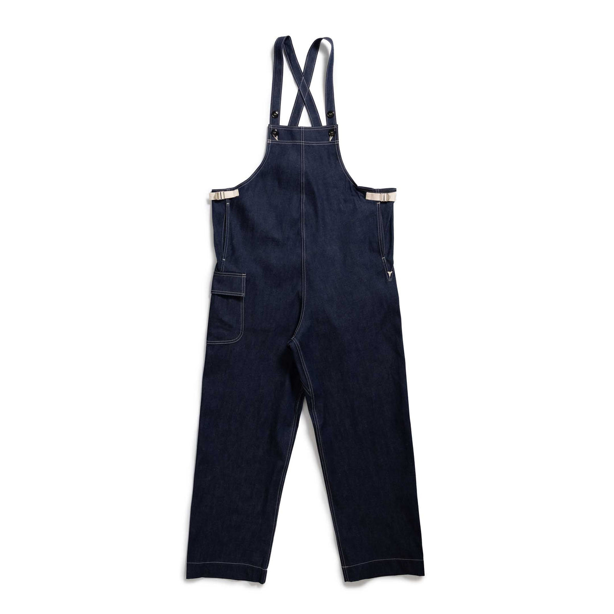 Anatomica USN Gunners Bib Overalls Indigo Denim