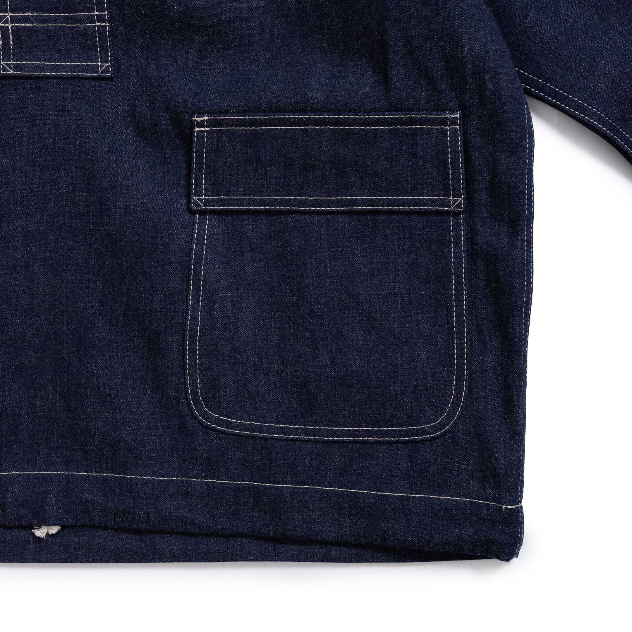 Anatomica USN Gunners Parka Indigo Denim-Jacket-Clutch Cafe