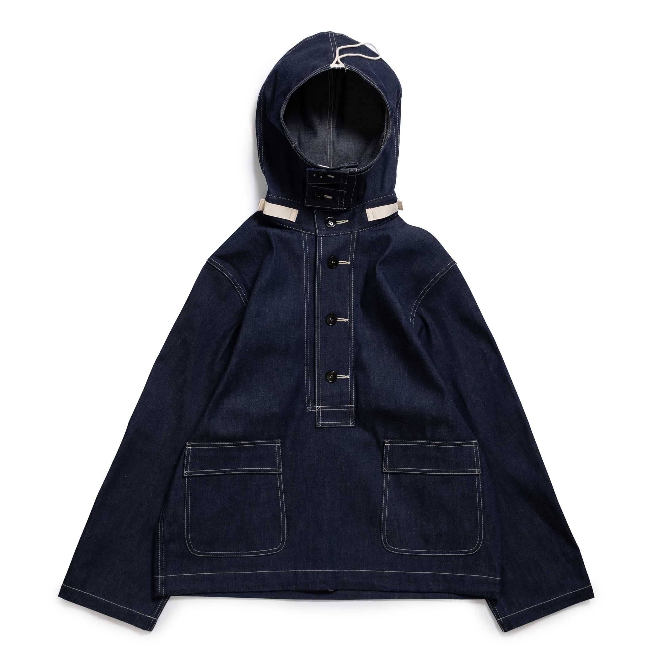 Anatomica USN Gunners Parka Indigo Denim-Jacket-Clutch Cafe