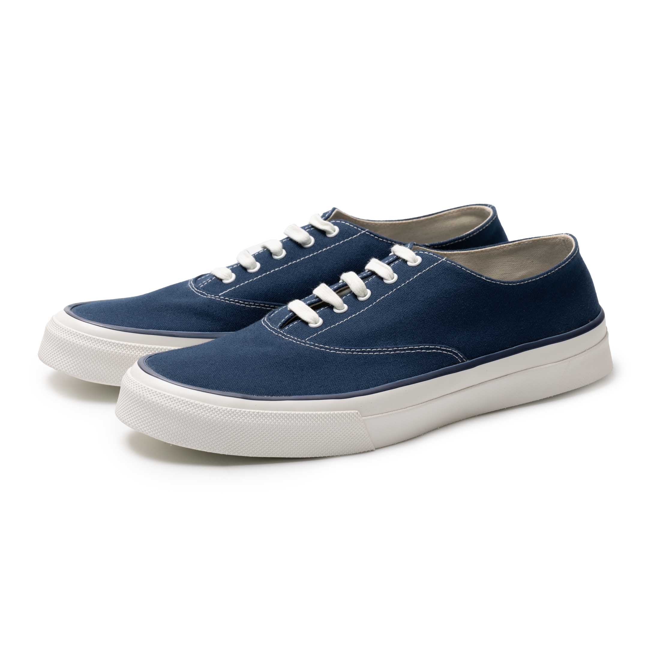 Anatomica x Wakouwa Deck Shoes Low Navy-Shoes-Clutch Cafe