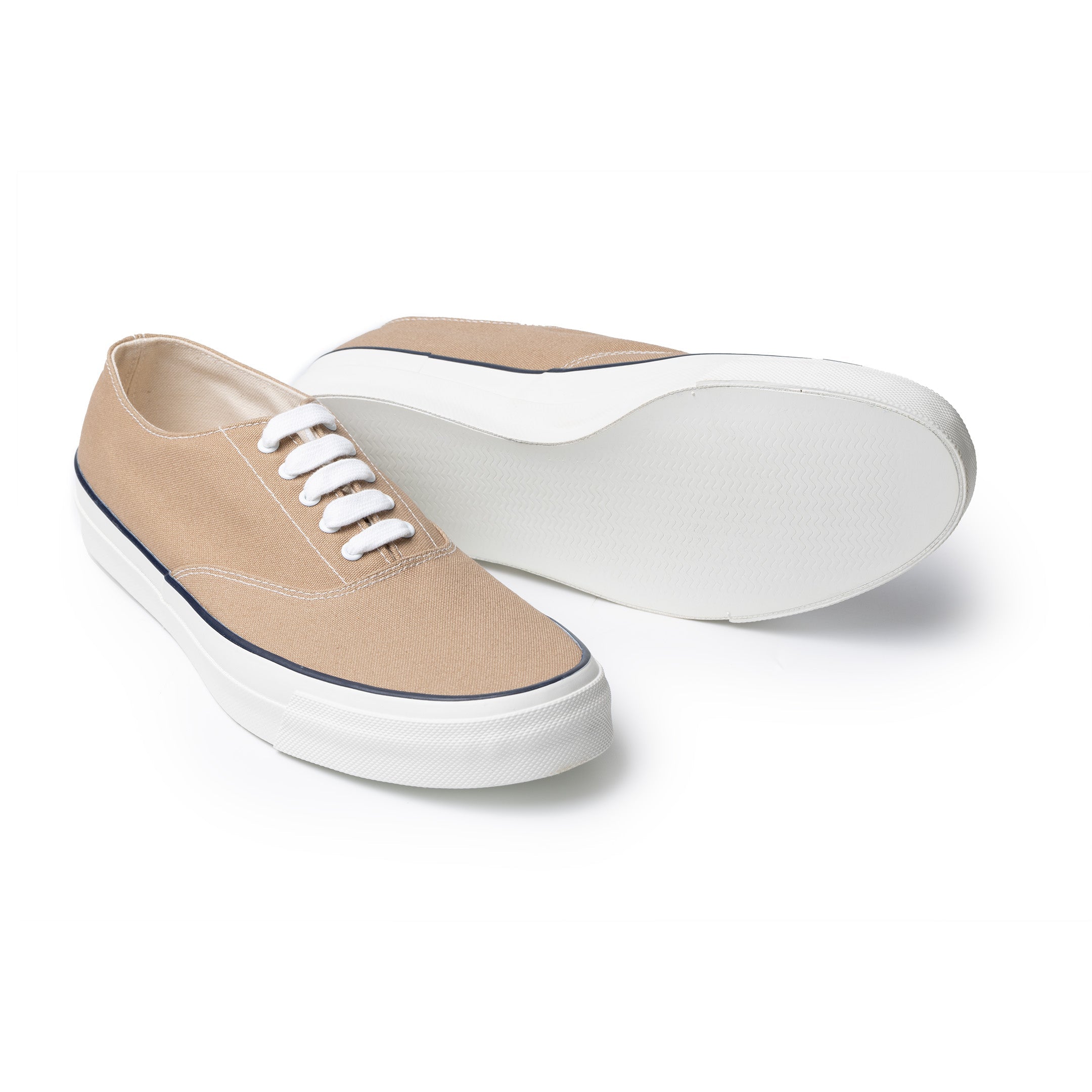Anatomica x Wakouwa Deck Shoes Low Sand-Shoes-Clutch Cafe