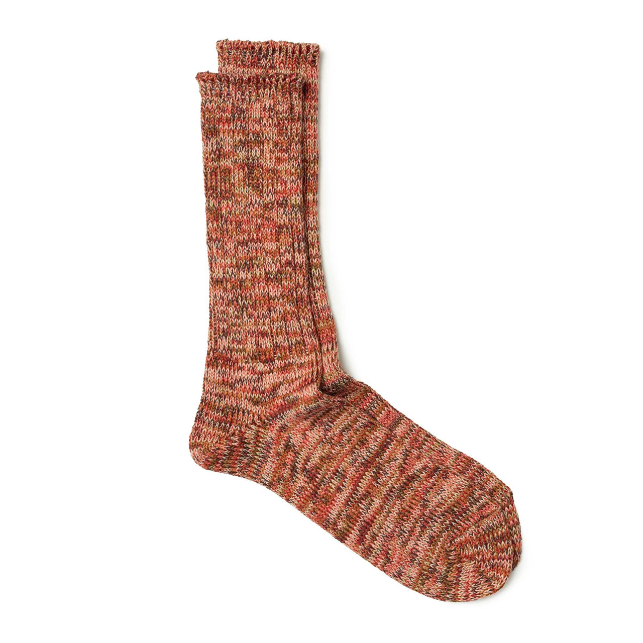 Anonymous Ism 5 Colour Mix Crew Sock Brick-Socks-Clutch Cafe