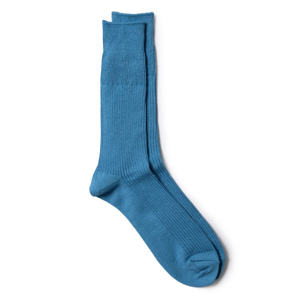 Anonymous Ism Brilliant Crew Sock Ink Blue-Socks-Clutch Cafe