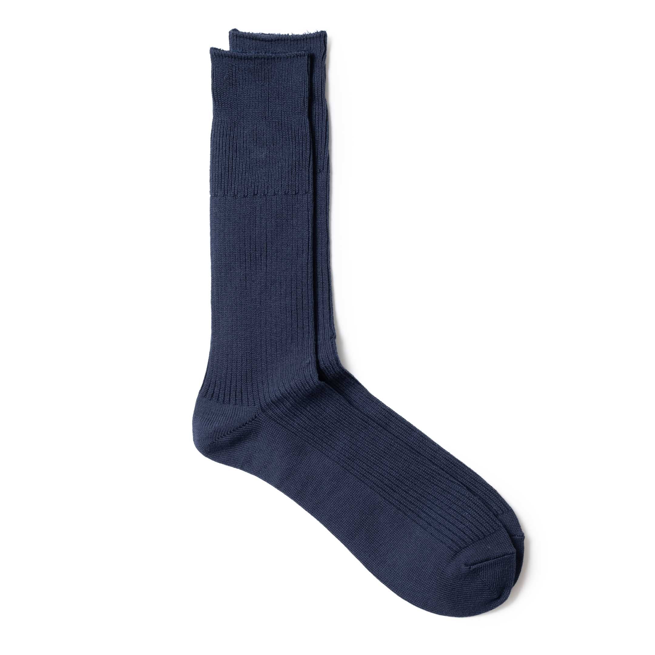 Anonymous Ism Brilliant Crew Sock Navy-Socks-Clutch Cafe