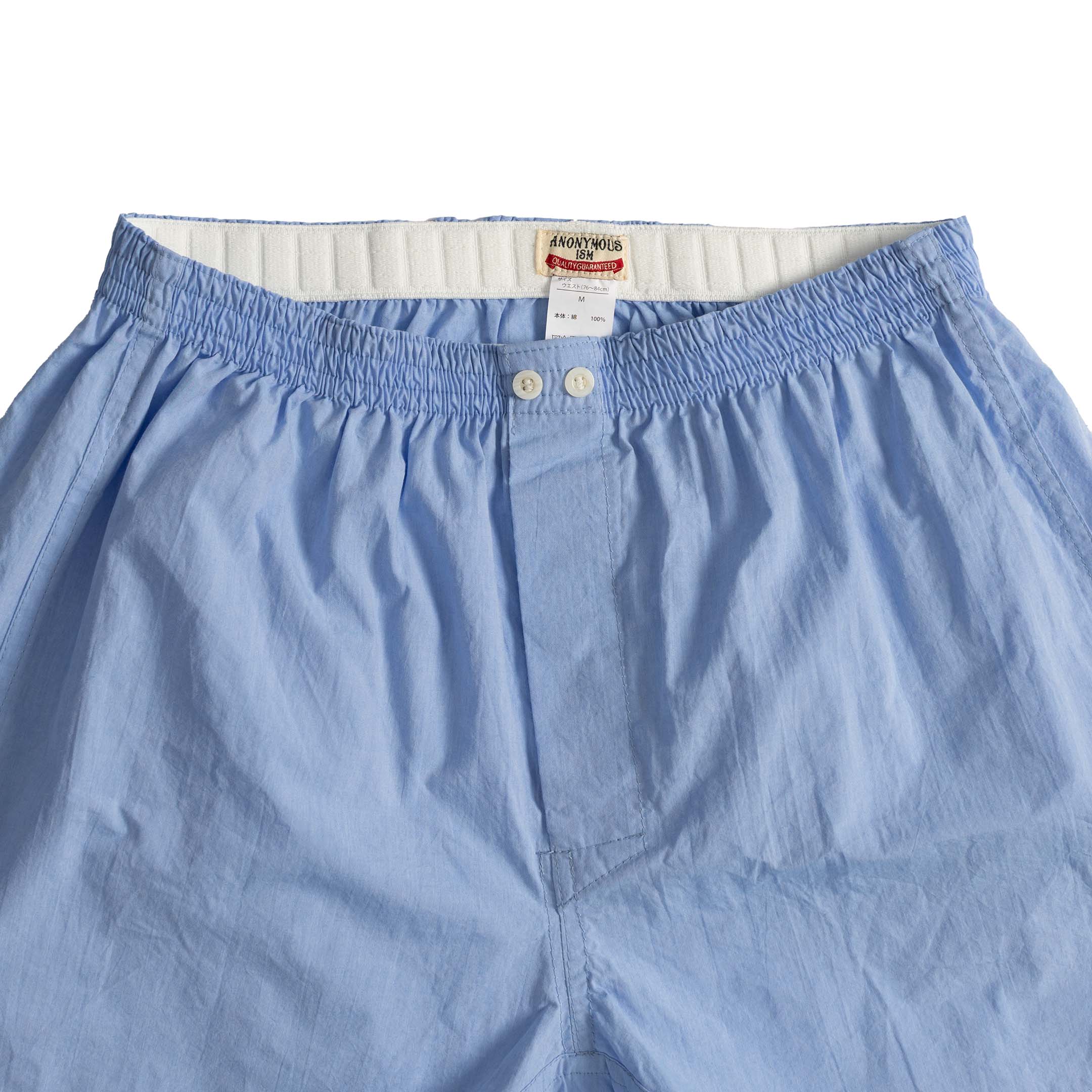 Anonymous Ism Fine Typewriter Boxer Short Indigo-Boxer Shorts-Clutch Cafe