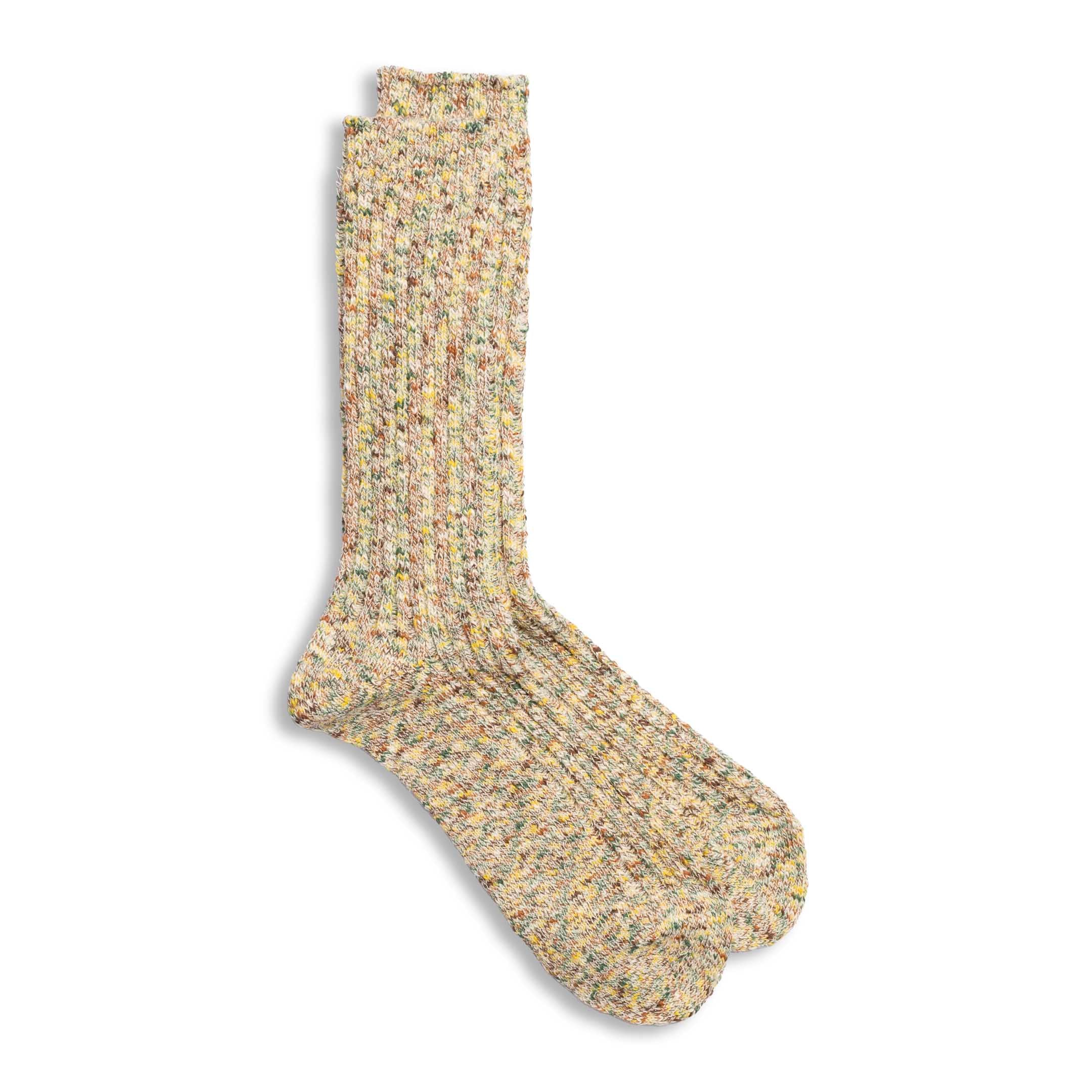 Anonymous Ism Homespun Art Yarn Crew Khaki-Socks-Clutch Cafe
