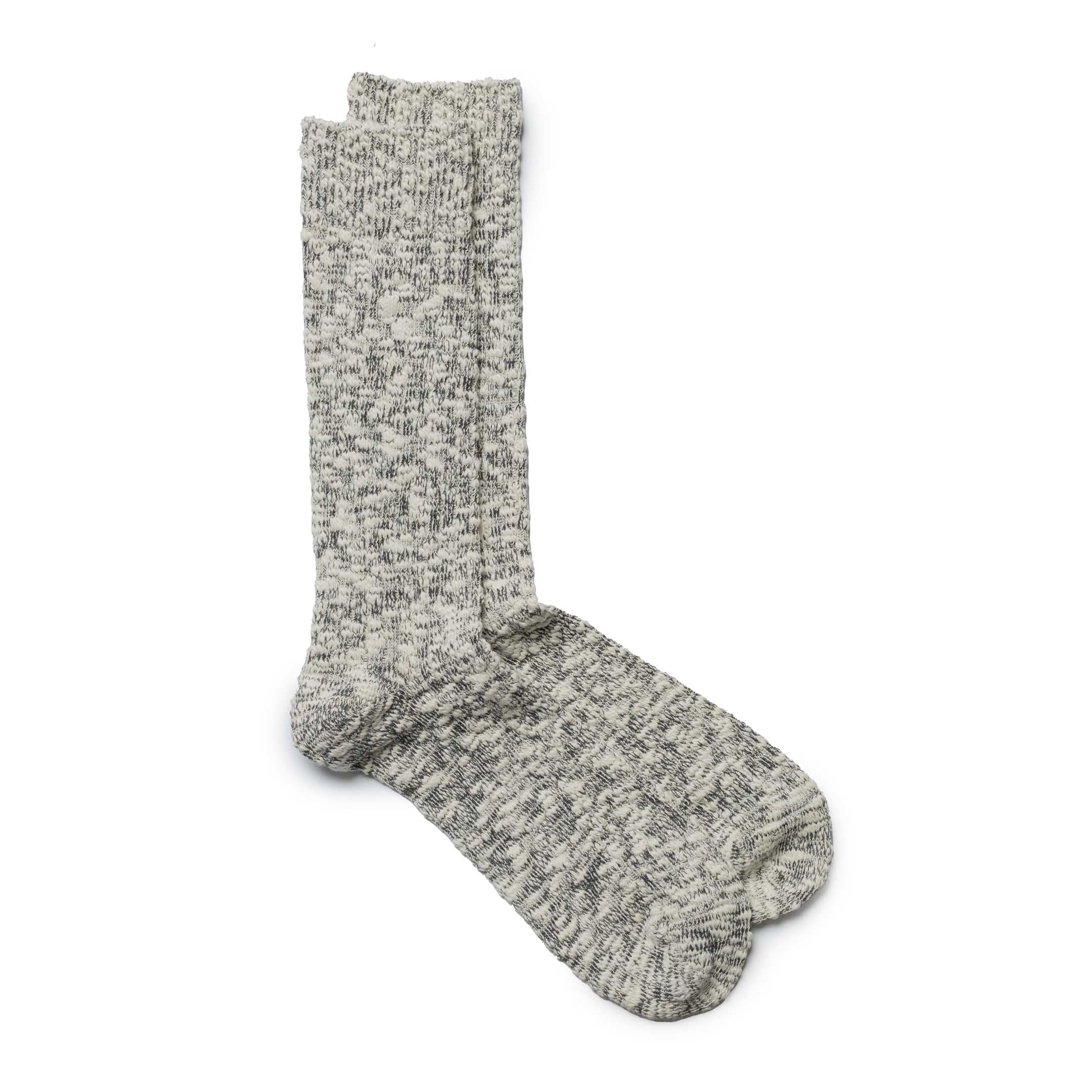 Anonymous Ism Light Slub Crew Sock Black-Socks-Clutch Cafe