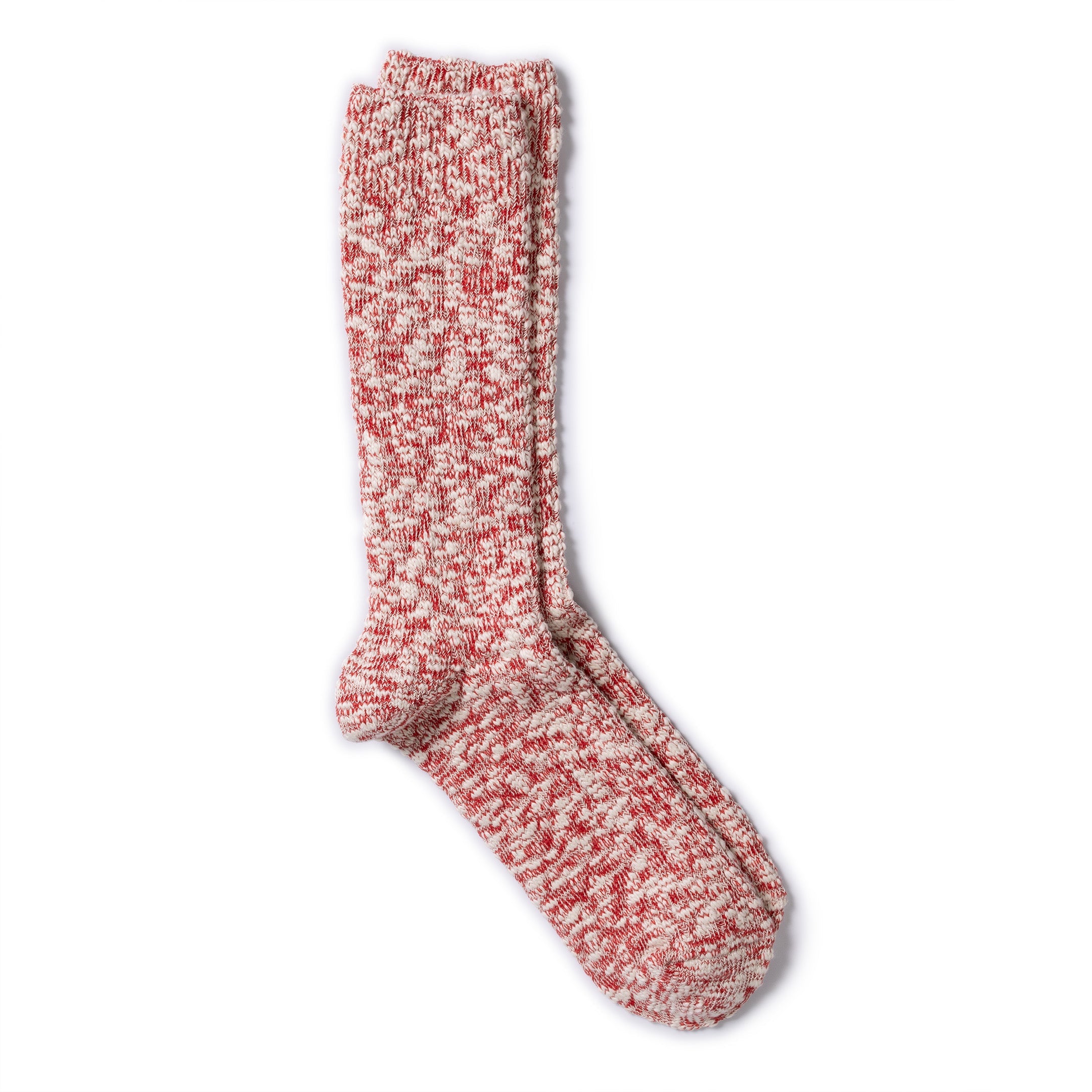 Anonymous Ism Light Slub Crew Sock Red-Socks-Clutch Cafe