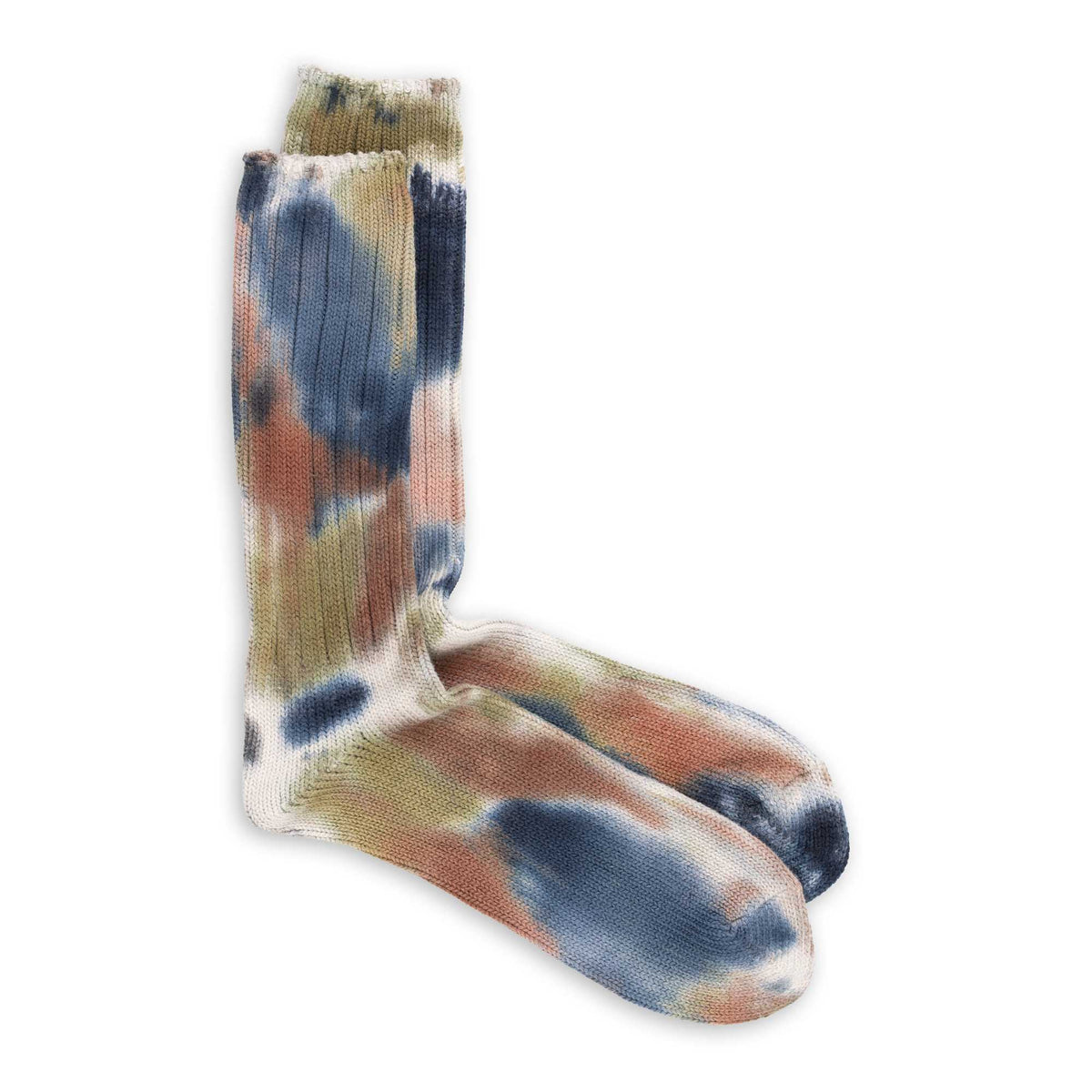 Anonymous Ism Scatter Dye Crew Sock D.Brown-Socks-Clutch Cafe