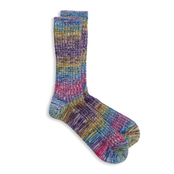 Anonymous Ism Splash Pattern Crew Sock Multi-Socks-Clutch Cafe