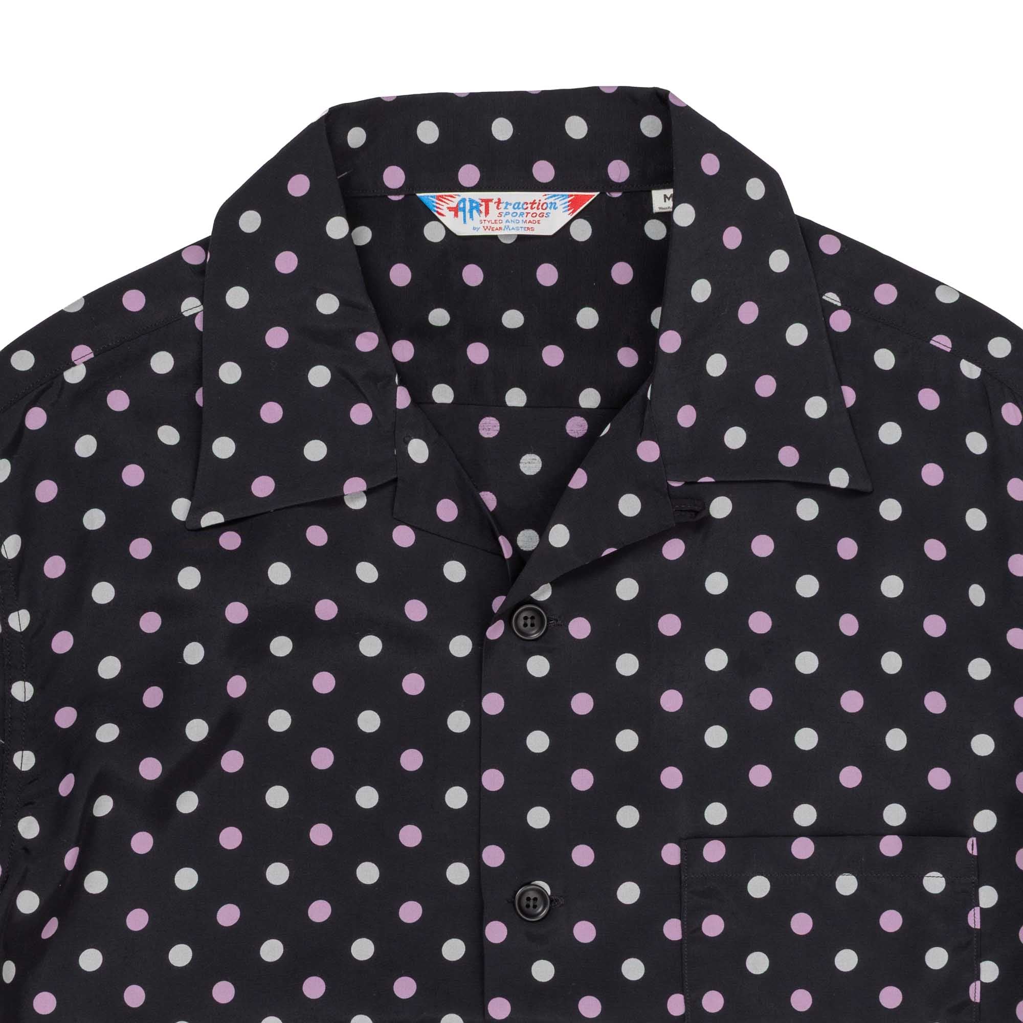 Attractions Dual Dots Rayon Shirt S/S-Shirt-Clutch Cafe