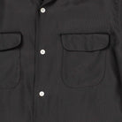 Attractions Flap Pocket Rayon Shirt S/S Black-Shirt-Clutch Cafe