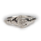 Attractions Handshake Gimmel Sterling Silver Ring-Ring-Clutch Cafe