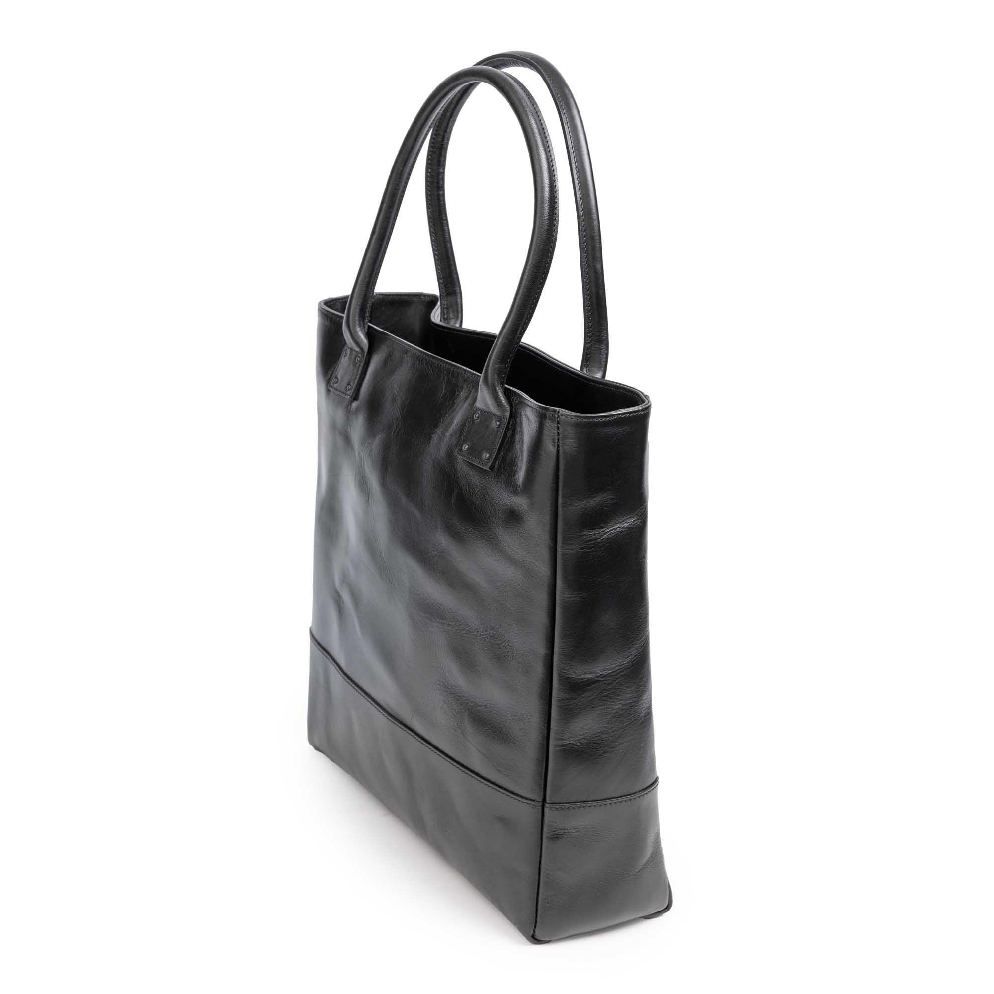 Attractions Horsehide Tote Bag Black-Tote Bag-Clutch Cafe