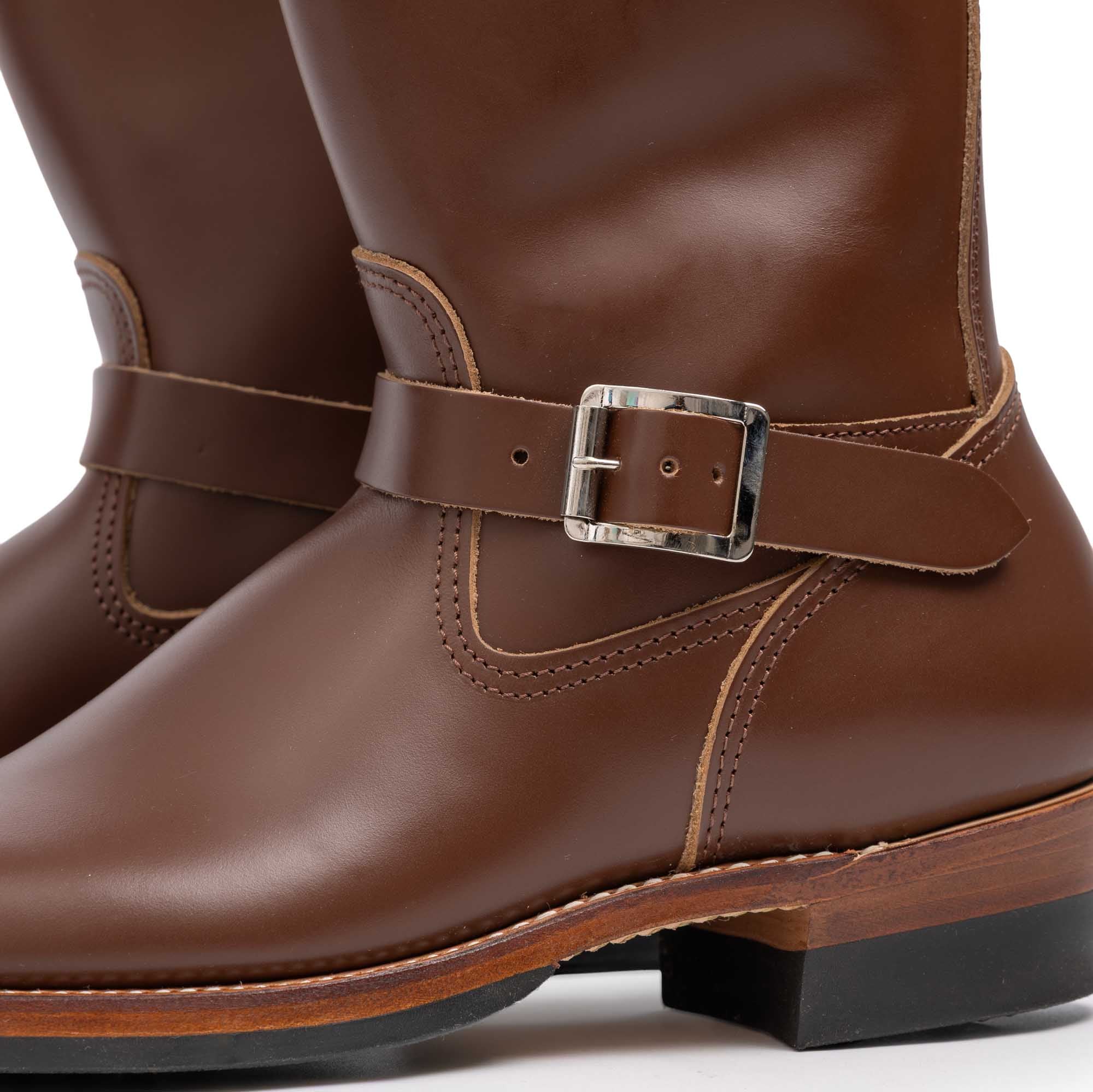 Attractions Lot.269SP Steerhide Engineer Boots Brown×Nickel-Boots-Clutch Cafe