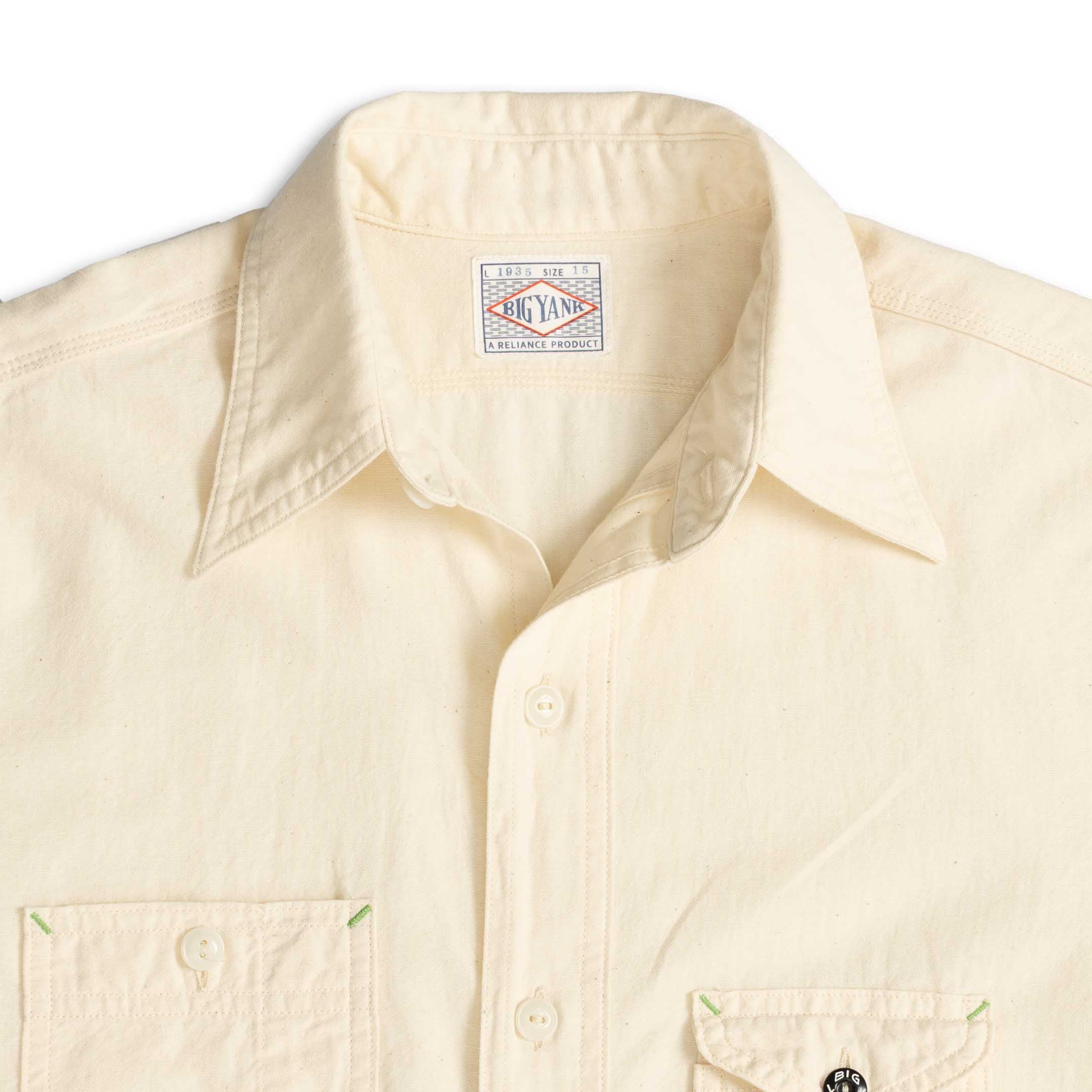 Big Yank 1935 Original Chambray Shirt Natural-Shirt-Clutch Cafe