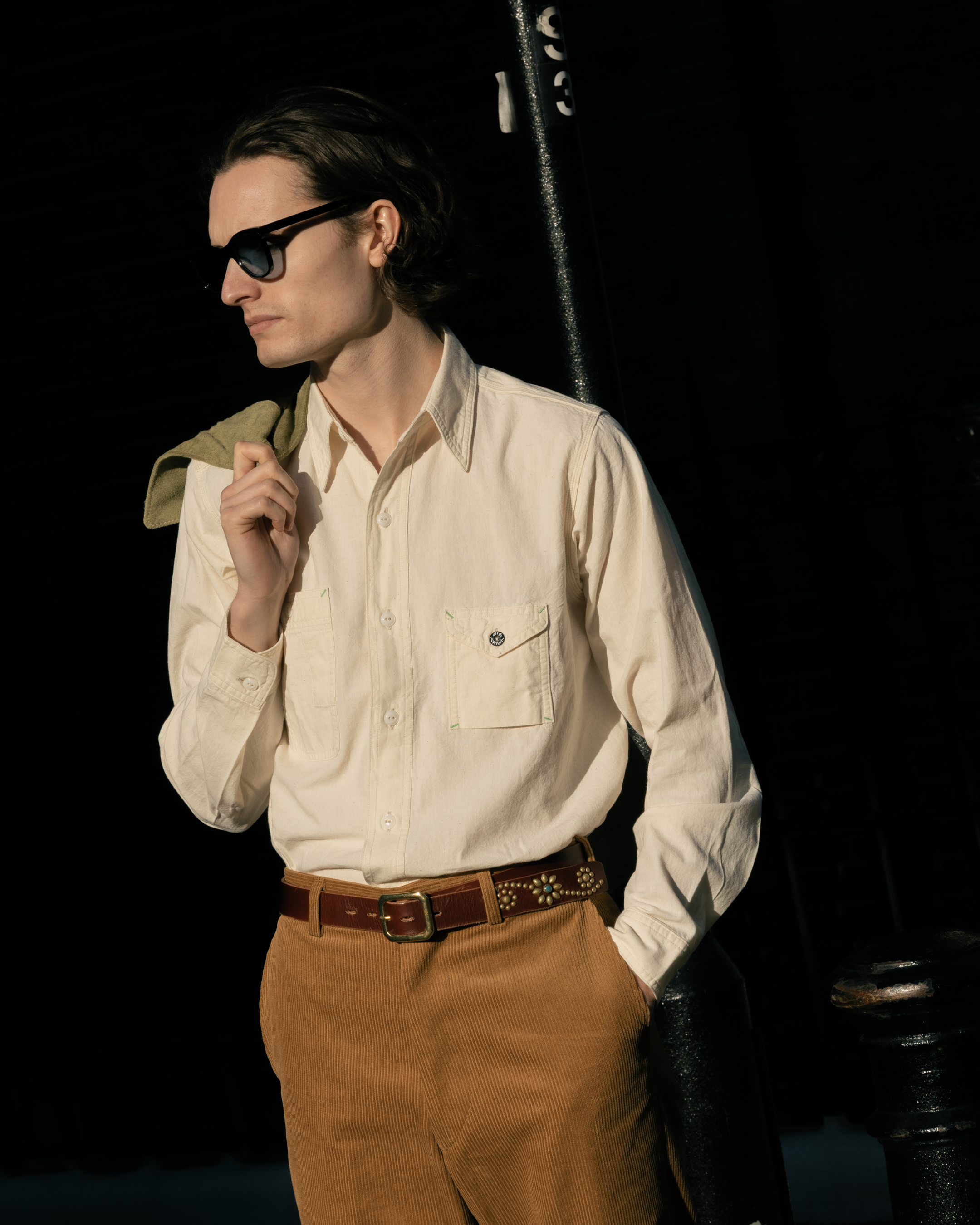 Big Yank 1935 Original Chambray Shirt Natural-Shirt-Clutch Cafe