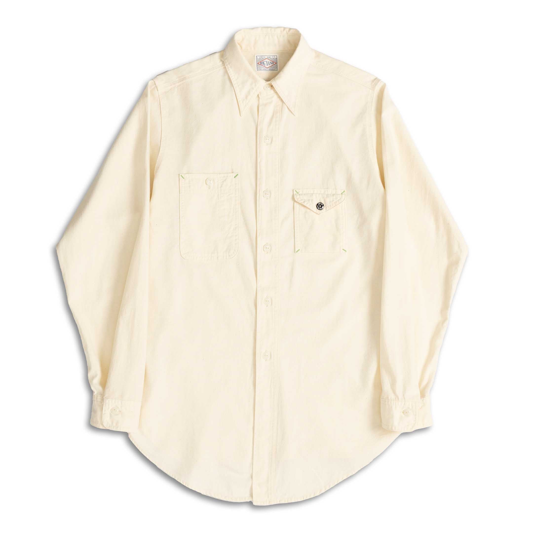 Big Yank 1935 Original Chambray Shirt Natural-Shirt-Clutch Cafe