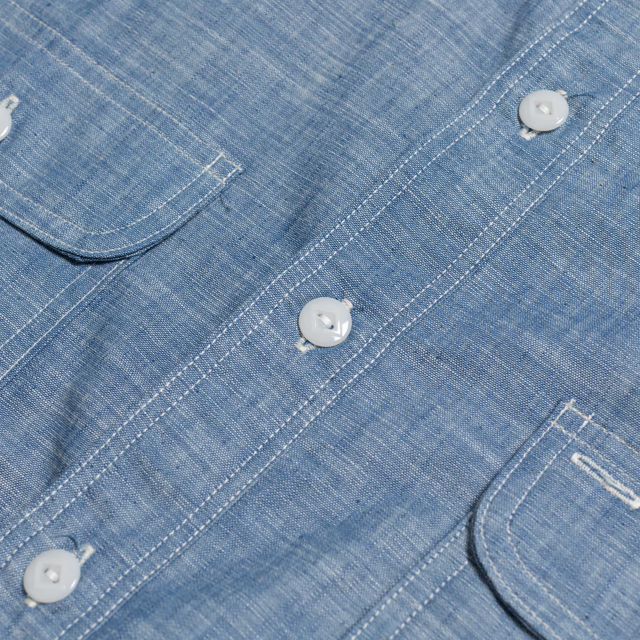 Big Yank 1952 Chambray Shirt Indigo-Shirt-Clutch Cafe