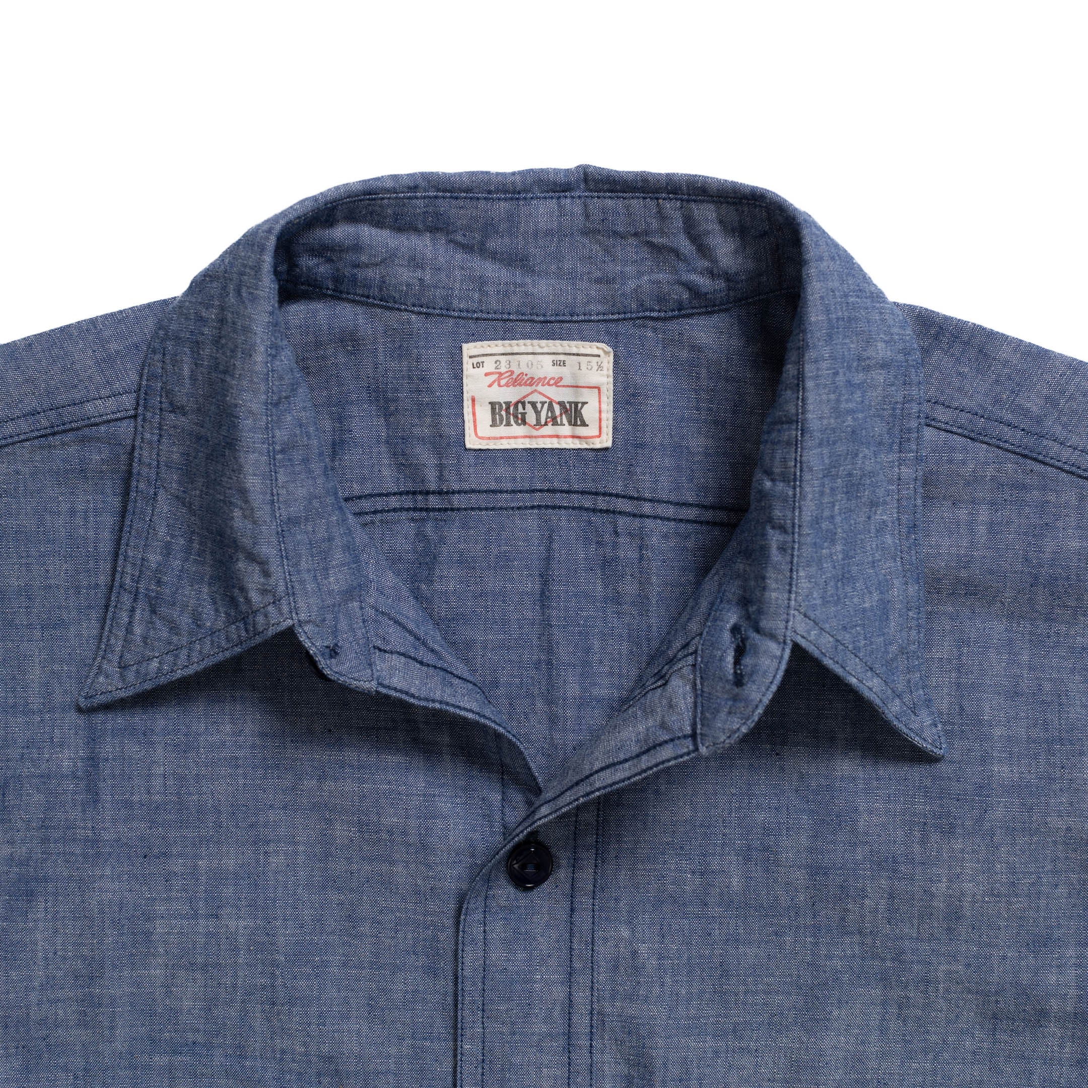 Big Yank "23105 1942 Original Chambray" Shirt Indigo-Shirt-Clutch Cafe