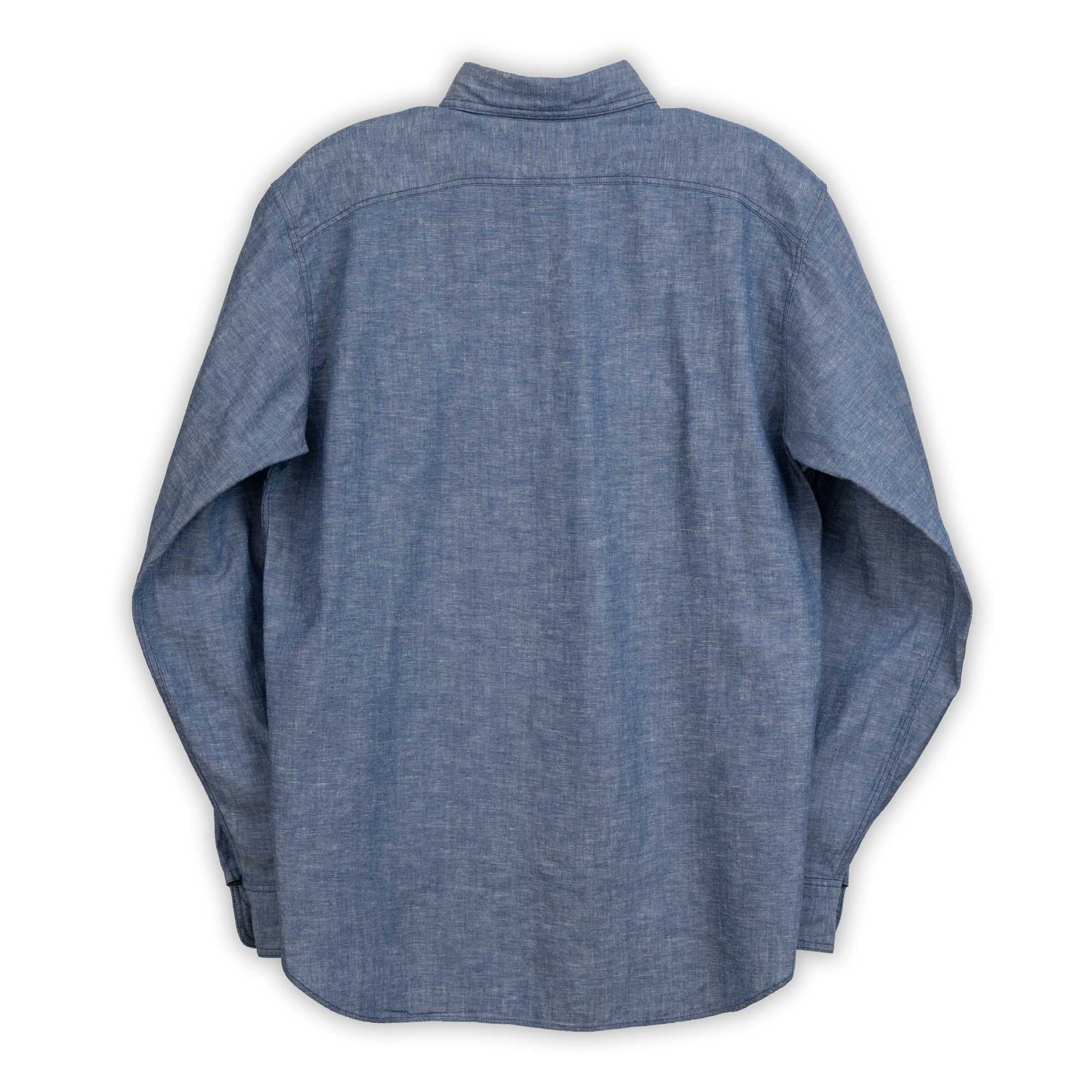 Big Yank Y1942 Original Chambray Shirt Indigo-Shirt-Clutch Cafe