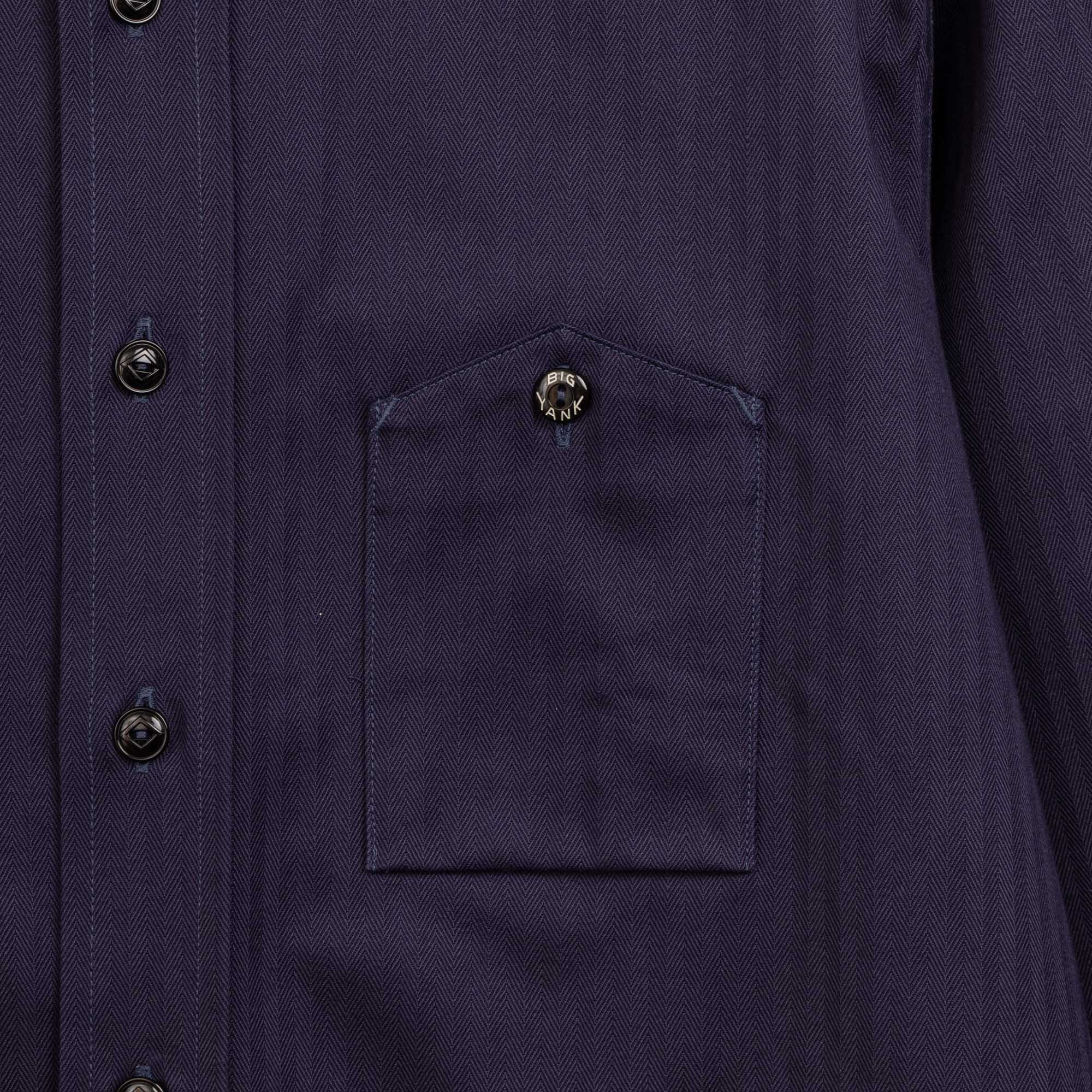 Big Yank Y1944 HBT Shirt Navy-Shirt-Clutch Cafe